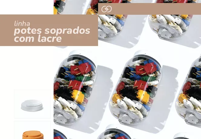 Potes Soprados com Lacre